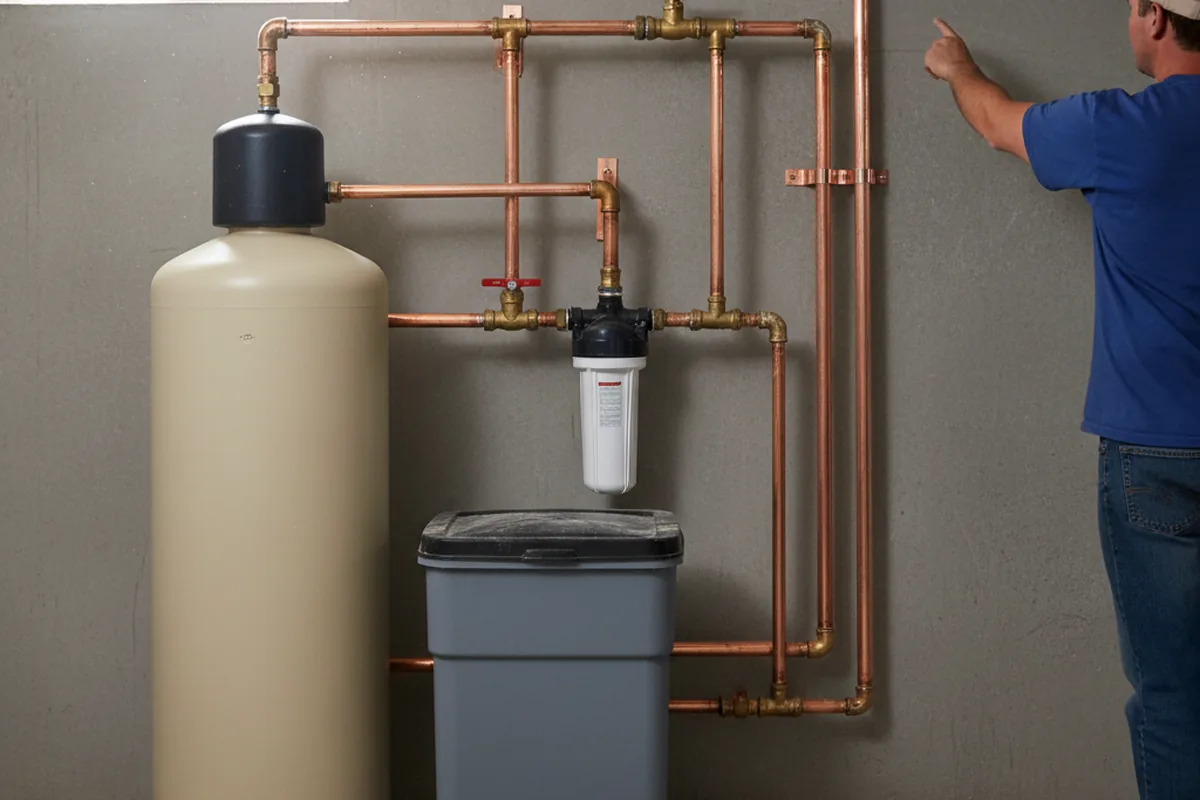 Whole-house water treatment system installed in Henry